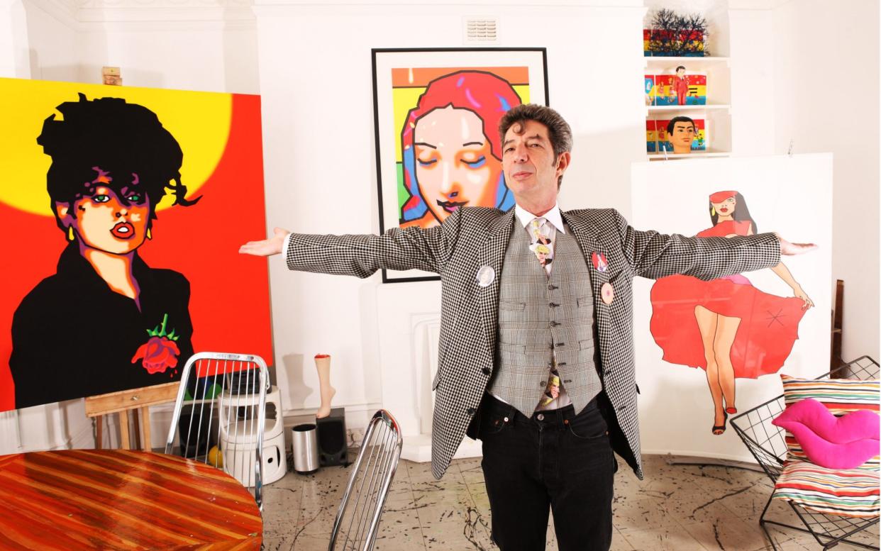 Duggie Fields in his Earls Court flat in 2008 - Shutterstock