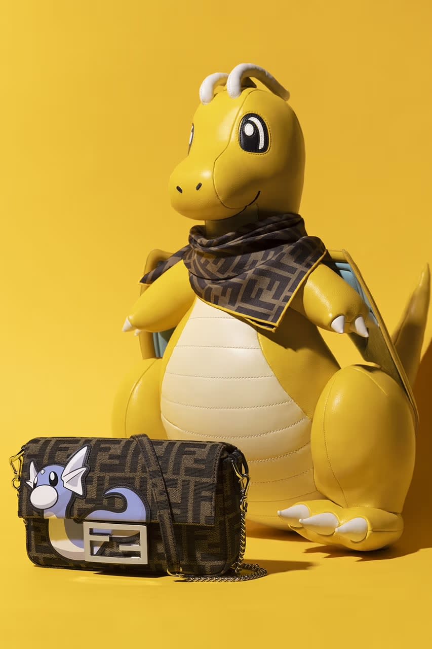 Fendi x Frgmt x Pokémon聯名系列1月登場！啟暴龍Peekaboo手袋、迷你龍Baguette...時尚小精靈訓練員準備出擊