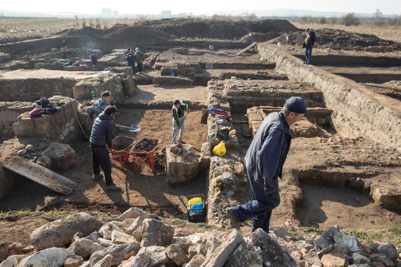 Buried under a Serbian cornfield, Roman military HQ slowly sheds its secret