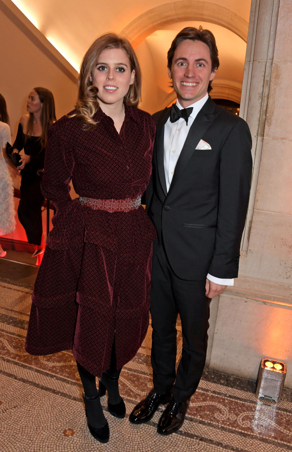 Princess Beatrice of York and Edoardo Mapelli Mozzi attend The Portrait Gala 2019 hosted by Dr Nicholas Cullinan and Edward Enninful to raise funds for the National Portrait Gallery's 'Inspiring People' project at the National Portrait Gallery on March 12, 2019 in London, England.  (Photo by David M. Benett/Dave Benett/Getty Images)