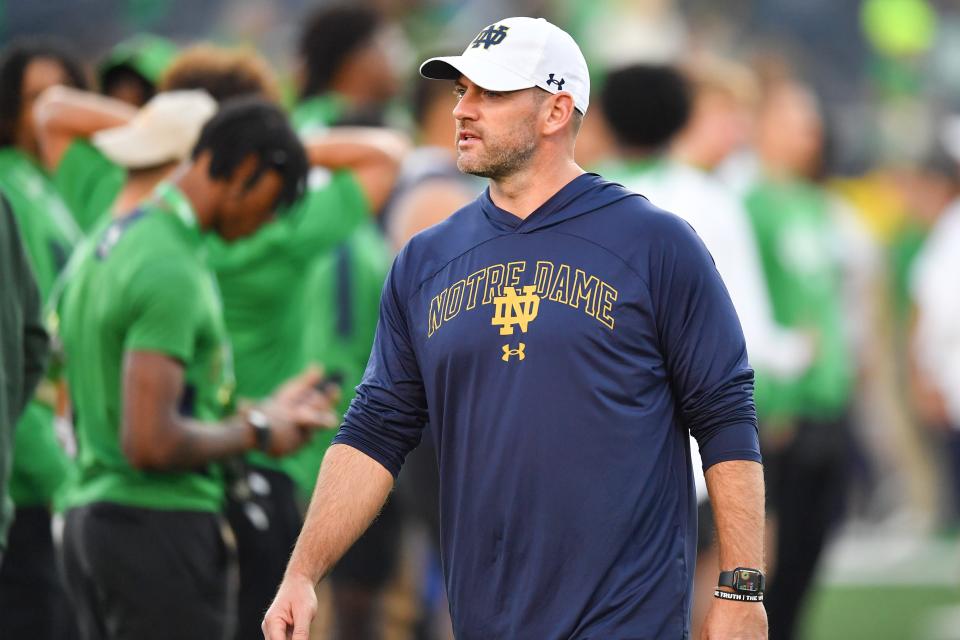 The bye week allowed Notre Dame offensive coordinator Gerad Parker to get down to "brass tacks" on how his group can be better the last four games of the regular season.