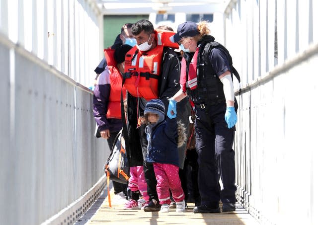 People arrive in Dover