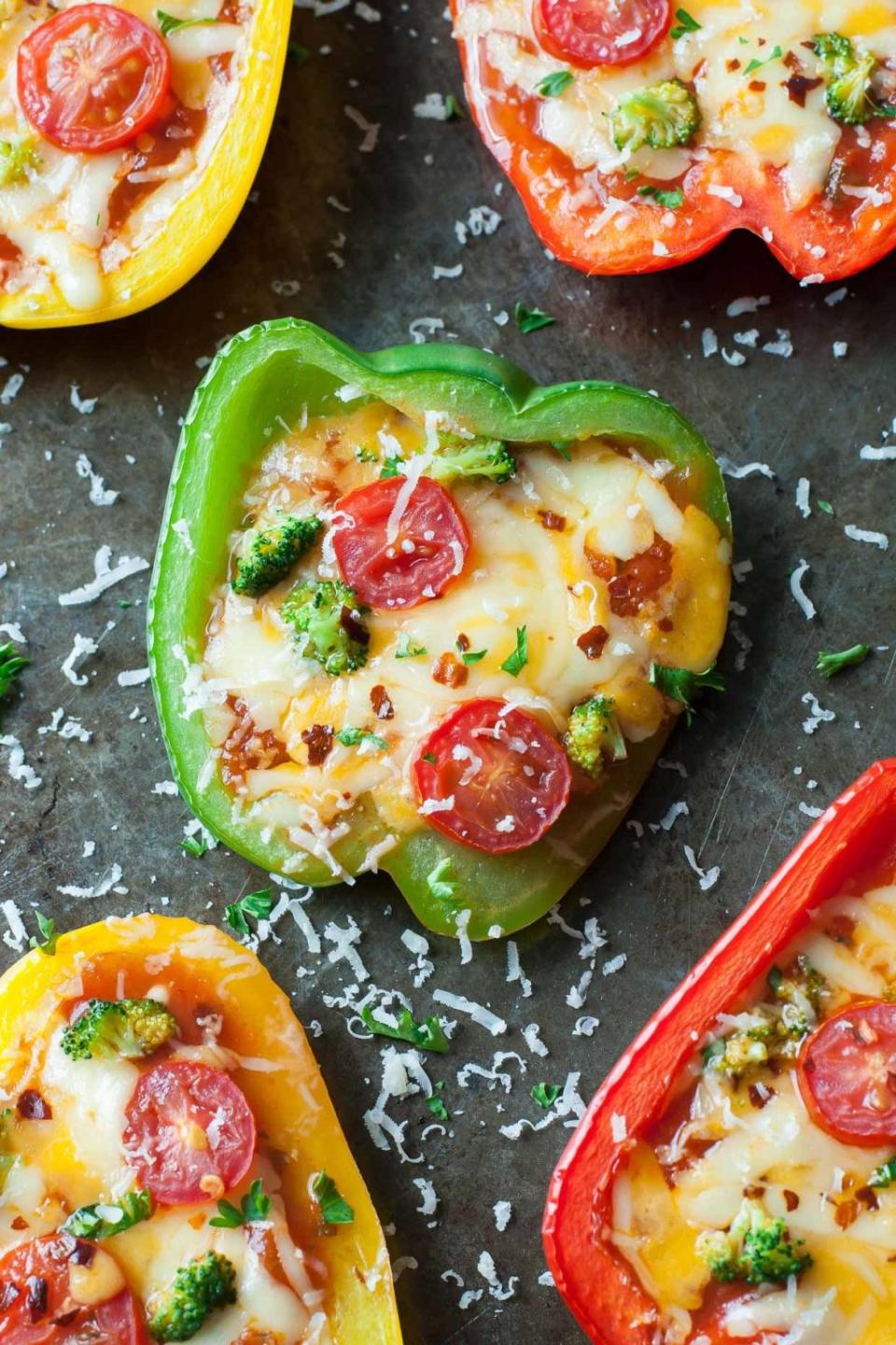 Bell Pepper Pizzas