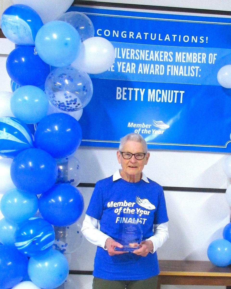 Betty McNutt was a national finalist for the 2022 Silver Sneaker Member of the Year.