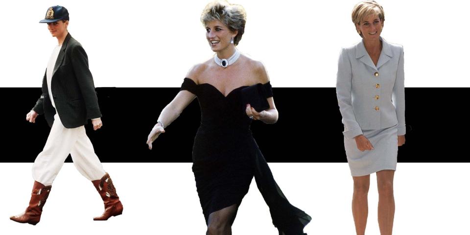 <p>Princess Diana's wardrobe is undoubtedly one of the most famous of all time – and, it is about to enter the spotlight once again with the return of <a href="https://www.harpersbazaar.com/uk/culture/culture-news/a34261043/emma-corrin-princess-diana-wedding-dress/" rel="nofollow noopener" target="_blank" data-ylk="slk:The Crown, which (in season four);elm:context_link;itc:0;sec:content-canvas" class="link ">The Crown, which (in season four)</a> will depict the arrival of Diana into the British royal family and her life as a princess. </p><p>Alongside the portrayal of Diana will of course come a focus on her wardrobe, from her early days of dating Prince Charles and her famous wedding dress to Diana's unique take on royal dressing, all of which will be recreated in the show, and will no doubt spur many of us on in wanting to copy some of her best looks.</p><p>So, below, we have rounded up some of Princess Diana's most stylish wardrobe moments and have given some tips on how to recreate them for yourself with a 2020 spin.</p>