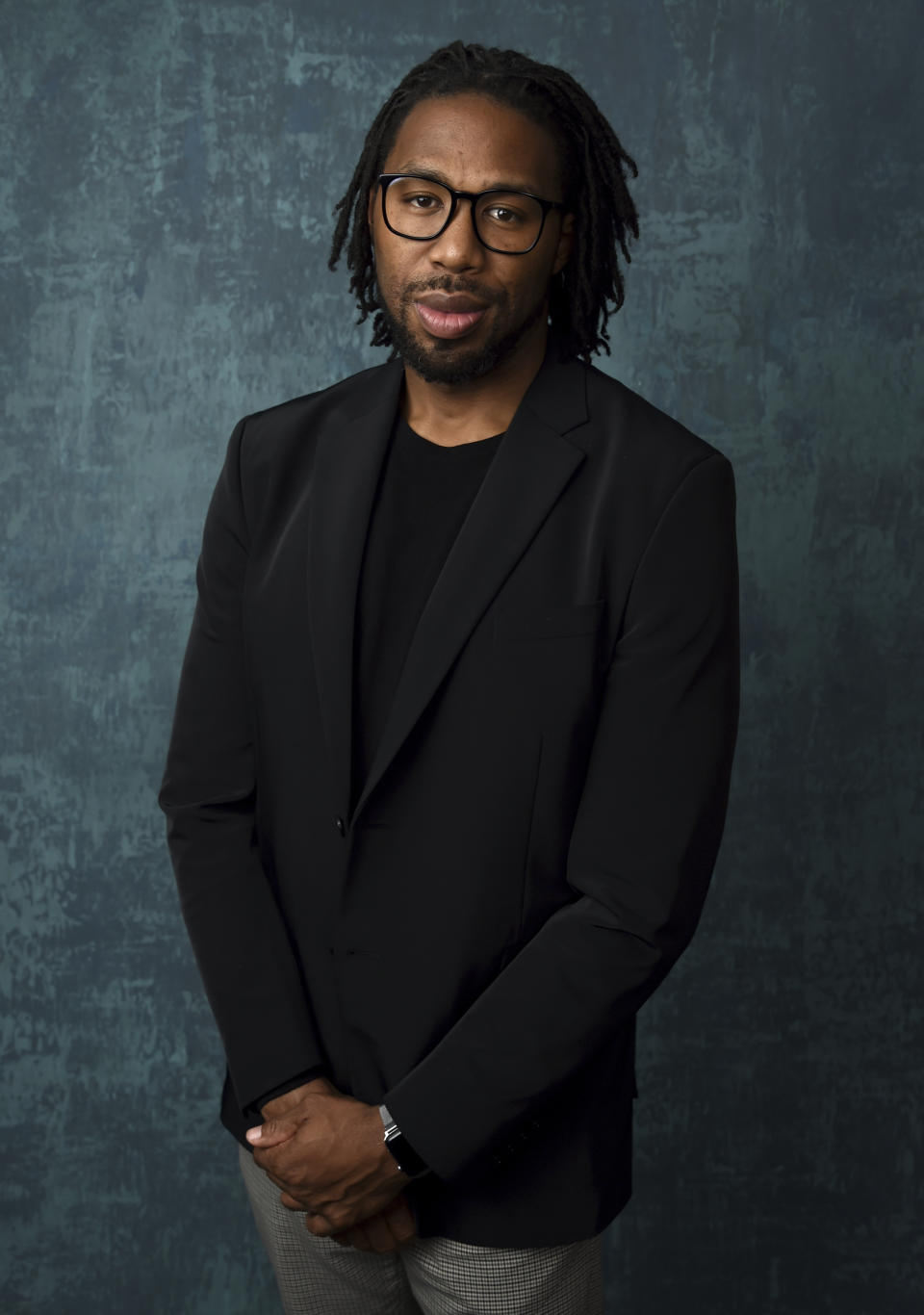 Matthew A. Cherry durante una sesión de retratos en el almuerzo de nominados a la 92ª entrega de Premios de la Academia en Los Angeles en una fotografía del 27 de enero de 2020. Cherry está nominado a un Oscar por su corto animado "Hair Love". (Foto AP/Chris Pizzello)