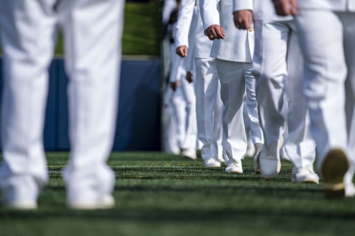 Midshipmen graduate at U.S. Naval Academy