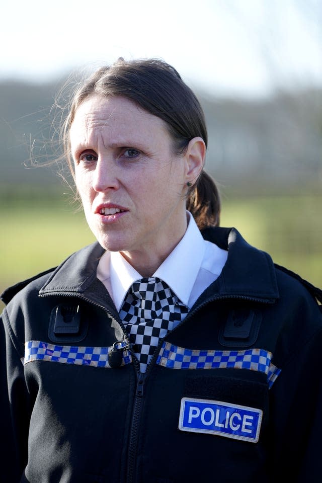 Superintendent Sally Riley from Lancashire Police gave an update on Monday (Peter Byrne/PA)