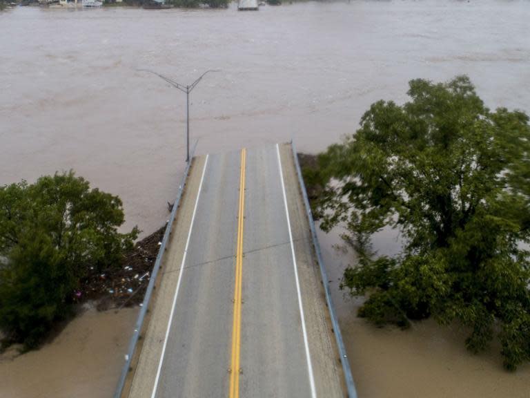 Texas floods: One dead after state of emergency declared over near-record downpour