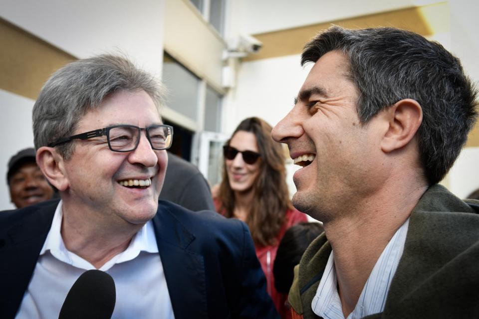 Jean-Luc Mélenchon et François Ruffin en 2019. (photo d'illustration) - GERARD JULIEN / AFP
