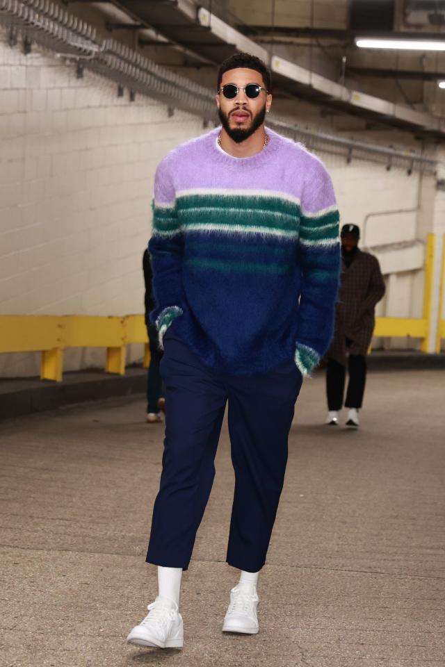 Ben Simmons wears very expensive Louis Vuitton sweater to Sixers game