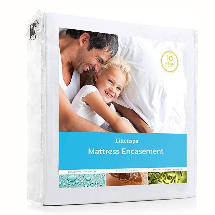 1) Zippered Waterproof Mattress Encasement