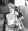 <p>Lois Delander of Illinois looked glamorous in a silver beaded fringe dress for the 1927 Miss America competition.</p>