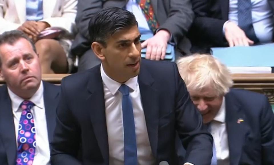 Rishi Sunak insisted he still had the ‘energy and verve’ to carry on as Chancellor (House of Commons/PA) (PA Media)