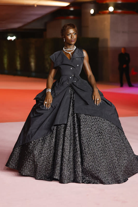 <p>Jodie Turner-Smith wearing Christopher John Rogers at the Academy Museum of Motion Pictures 3rd annual Gala in Los Angeles.</p><p>Photo: Emma McIntyre/Getty Images for Academy Museum of Motion Pictures</p>