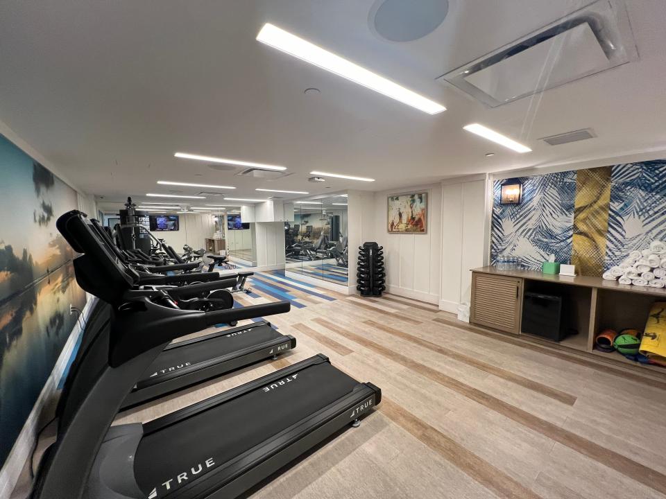 the fitness center