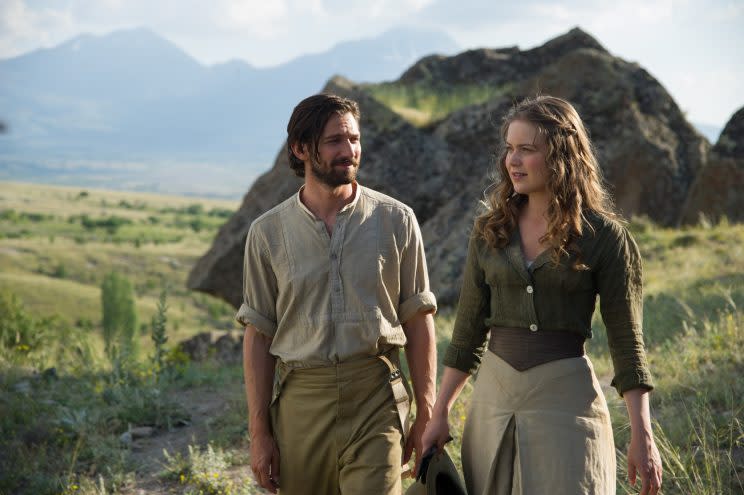 Michiel Huisman and Hera Hilmar (Photo: Property of Y-Stone Production, LLC )