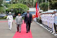 U.S. Defense Secretary Lloyd Austin meets Indonesian counterpart Prabowo Subianto, in Jakarta