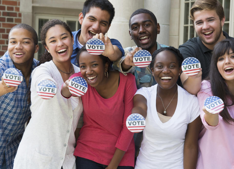 Students voted in elections 