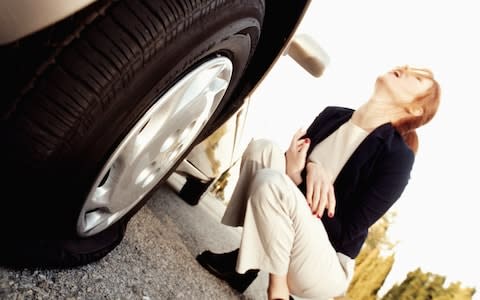 flat tyre - Credit: Getty Images