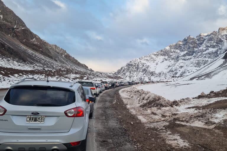 En el cruce fronterizo, esta mañana las temperaturas llegaron a los 7° bajo cero