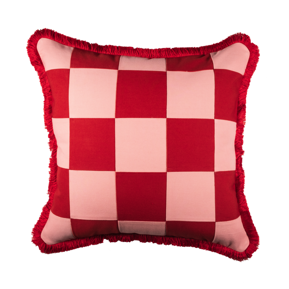 Patchwork cushion with fringe, from £102, at In Casa By Paboy (Handout)