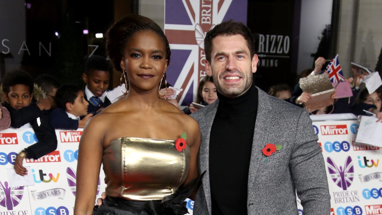 Kelvin Fletcher and Oti Mabuse at the 2019 Pride of Britain awards