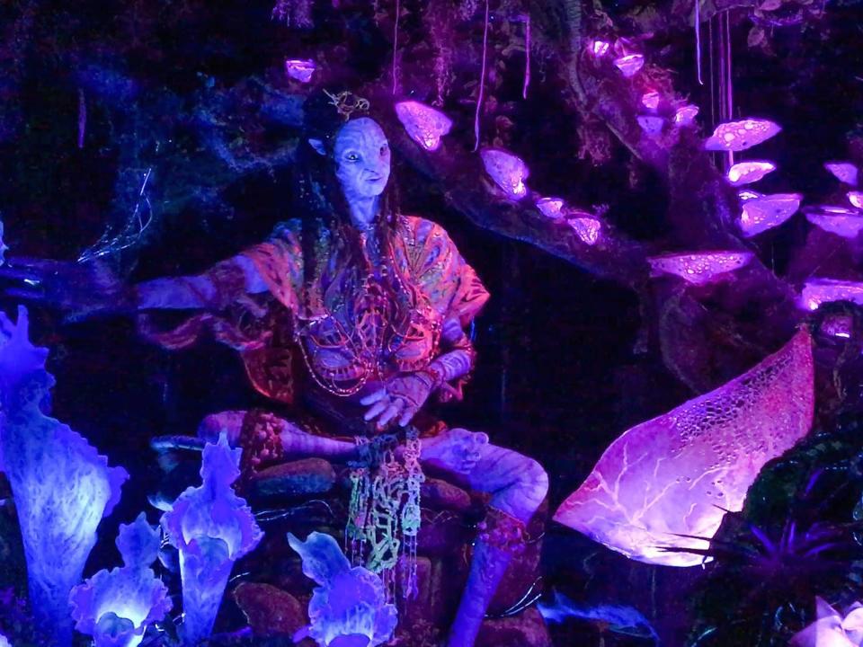 Na'vi River Journey interior shaman Pandora Avatar Land Disney World Animal Kingdom