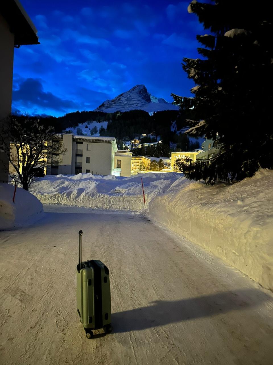 Checking in to Davos