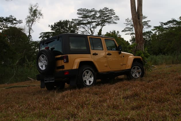 The Jeep Wrangler can tackle all sorts of terrain, so you can go anywhere you want. (Credit: CarBuyer 222)