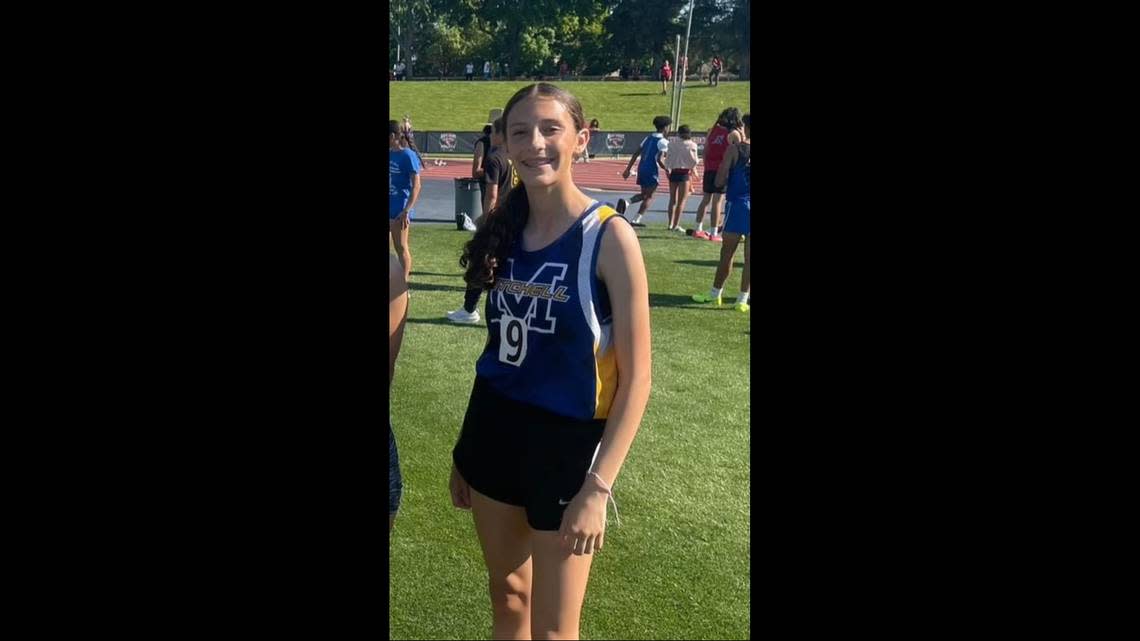 Mitchell Senior Elementary eighth grader Emily Gallegos broke a 41-year old record at the Jim North Memorial Merced County Junior Olympics recently.