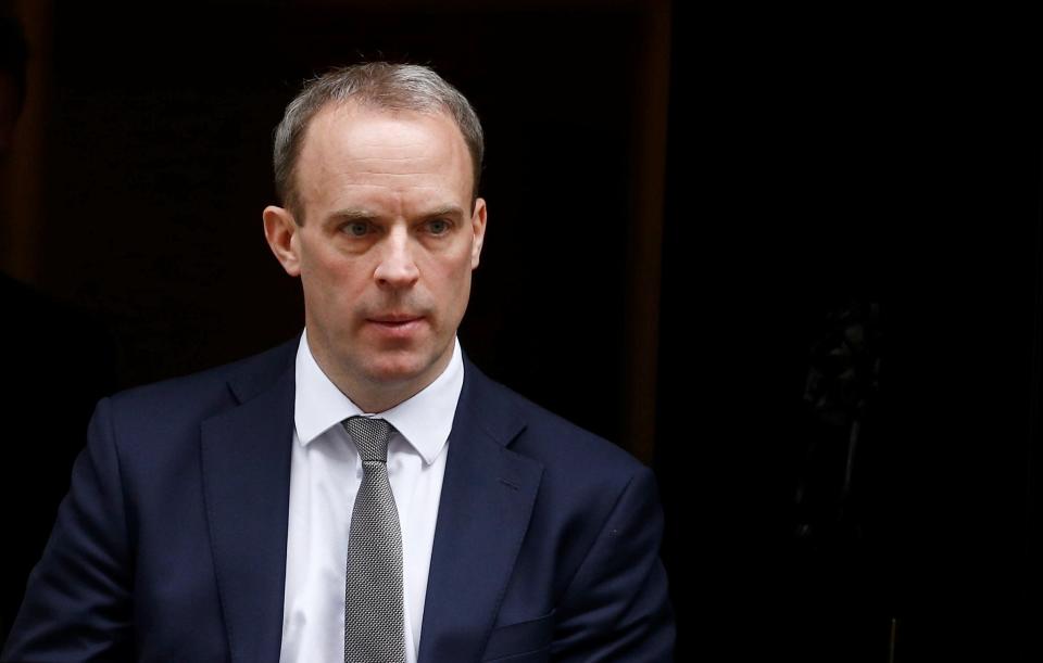 <p>Dominic Raab defended the Government’s use of data</p>REUTERS