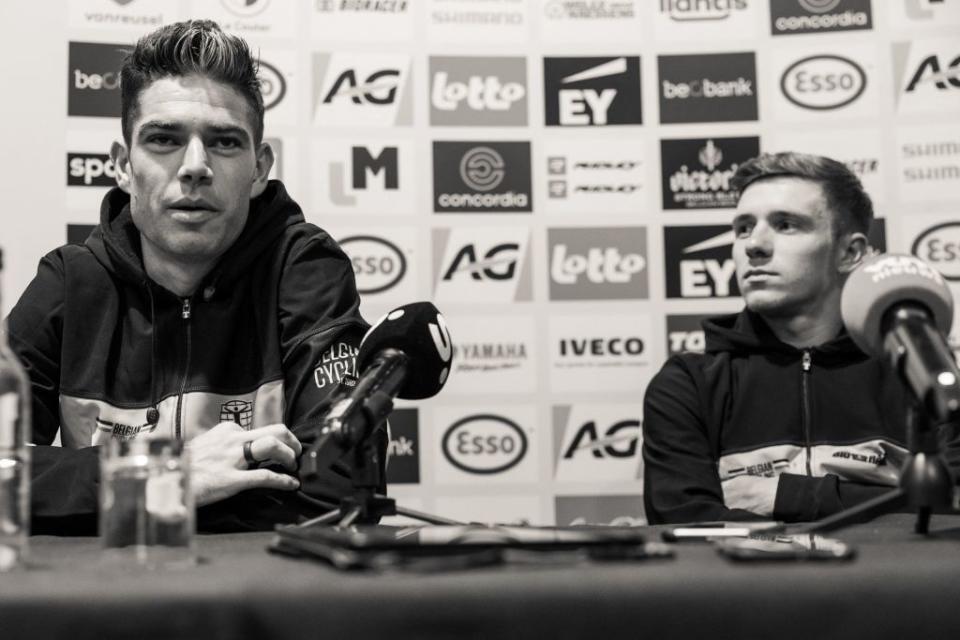 Wout van Aert and Remco Evenepoel