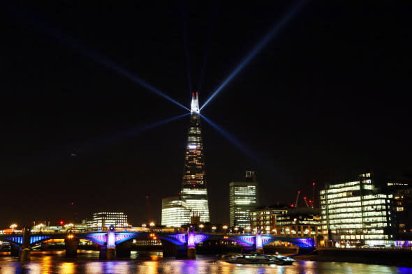 Shard Lights christmas new year