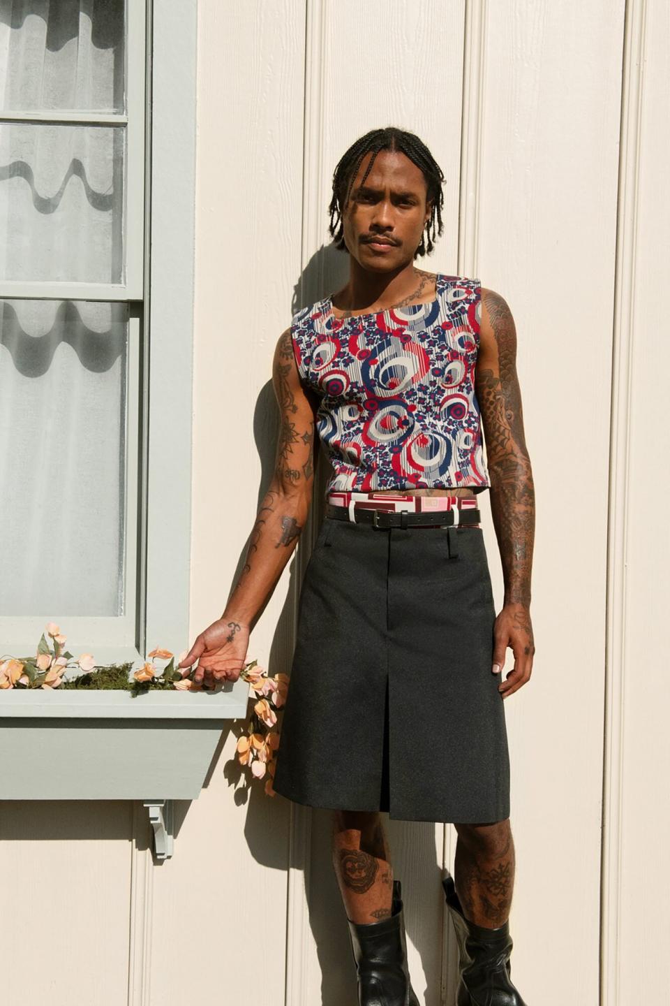 Steve Lacy in the FARFETCH Spring 2022 Campaign