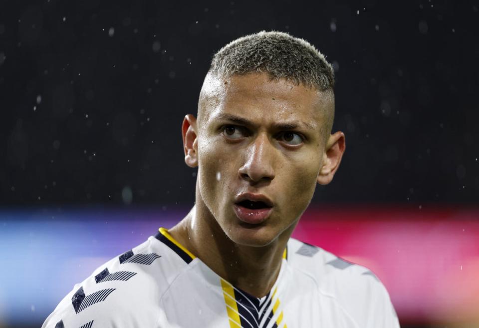 Richarlison may reportedly move to Tottenham if he leaves Goodison Park (Richard Sellers/PA) (PA Wire)