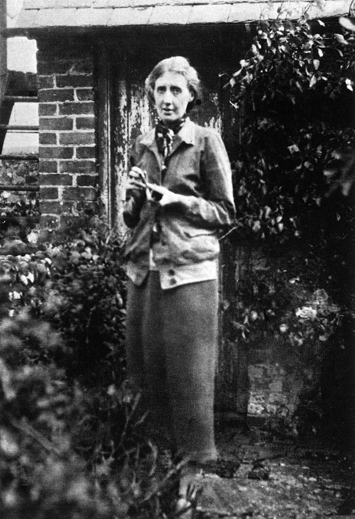 British writer Virginia Woolf in the garden of her house in Rodmell. Rodmell, 1926 | Mondadori via Getty Images