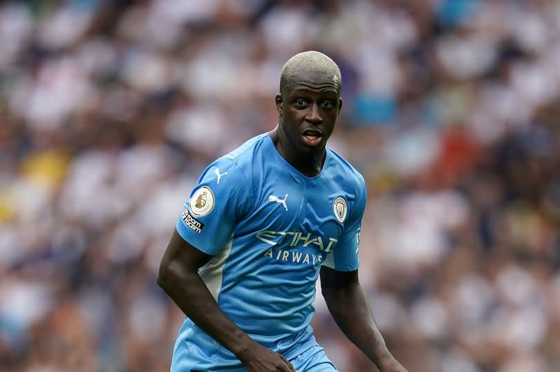 Mr Mendy playing for City -Credit:PA