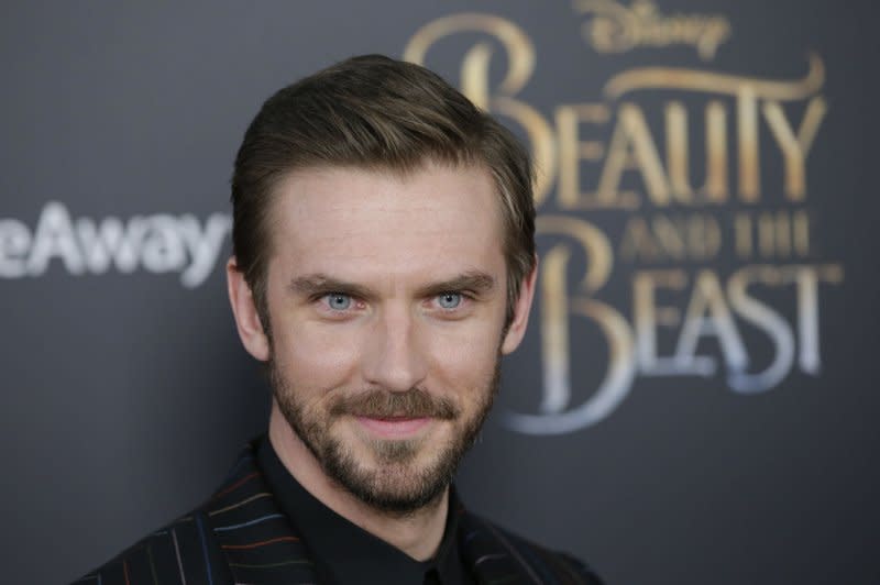Dan Stevens attends the New York premiere of "Beauty and the Beast" in 2017. File Photo by John Angelillo/UPI