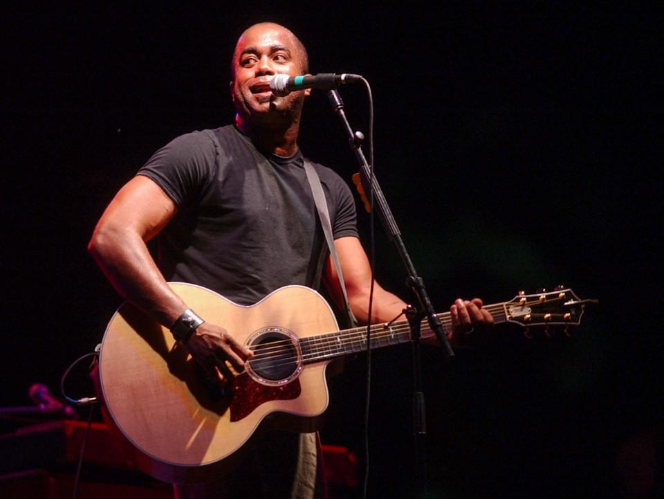 Darius Rucker of Hootie and the Blowfish played at the William A. Floyd Amphitheater, part of the Anderson Sports and Entertainment Center.