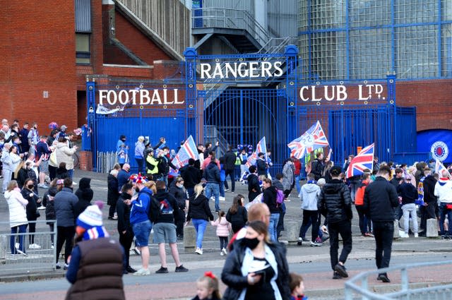 Rangers fans – Ibrox Stadium