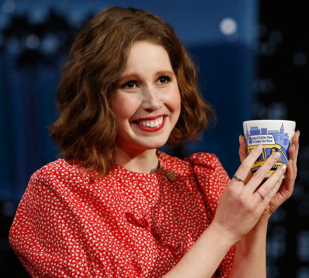 Vanessa Bayer tells Jimmy Kimmel on Wednesday that she got 