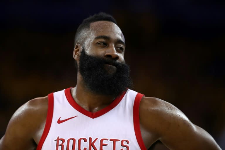 James Harden, this season's NBA scoring champion with an average 30.4 points a game, joins LeBron James on the 12th All-NBA First Team as a unanimous selection