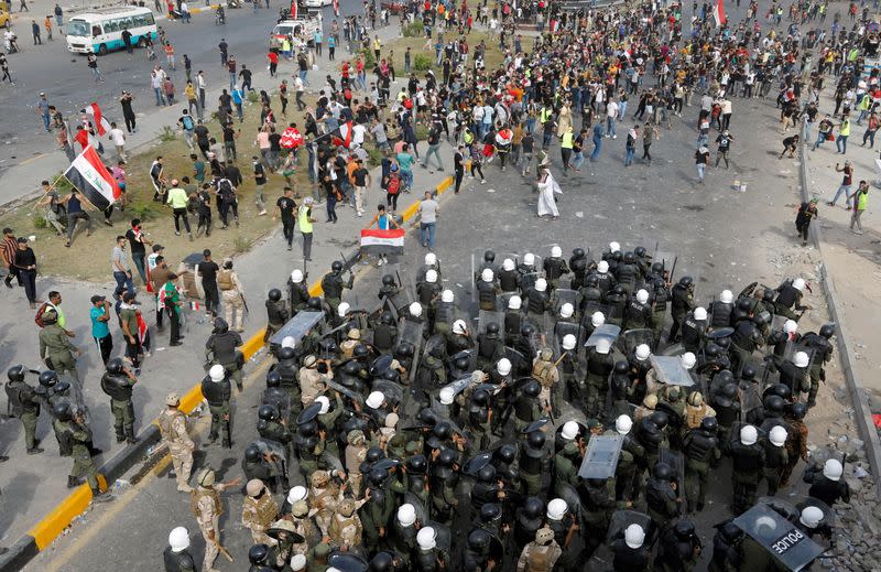 Iraqis take to the streets on protest anniversary