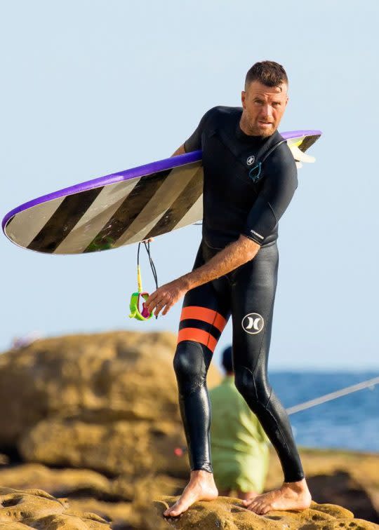 Celebrity paleo chef Pete Evans, an avid surfer, called sunscreen "poisonous," igniting online debate. (Photo: Getty Images)