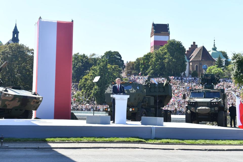 poland armed forces day ceremony