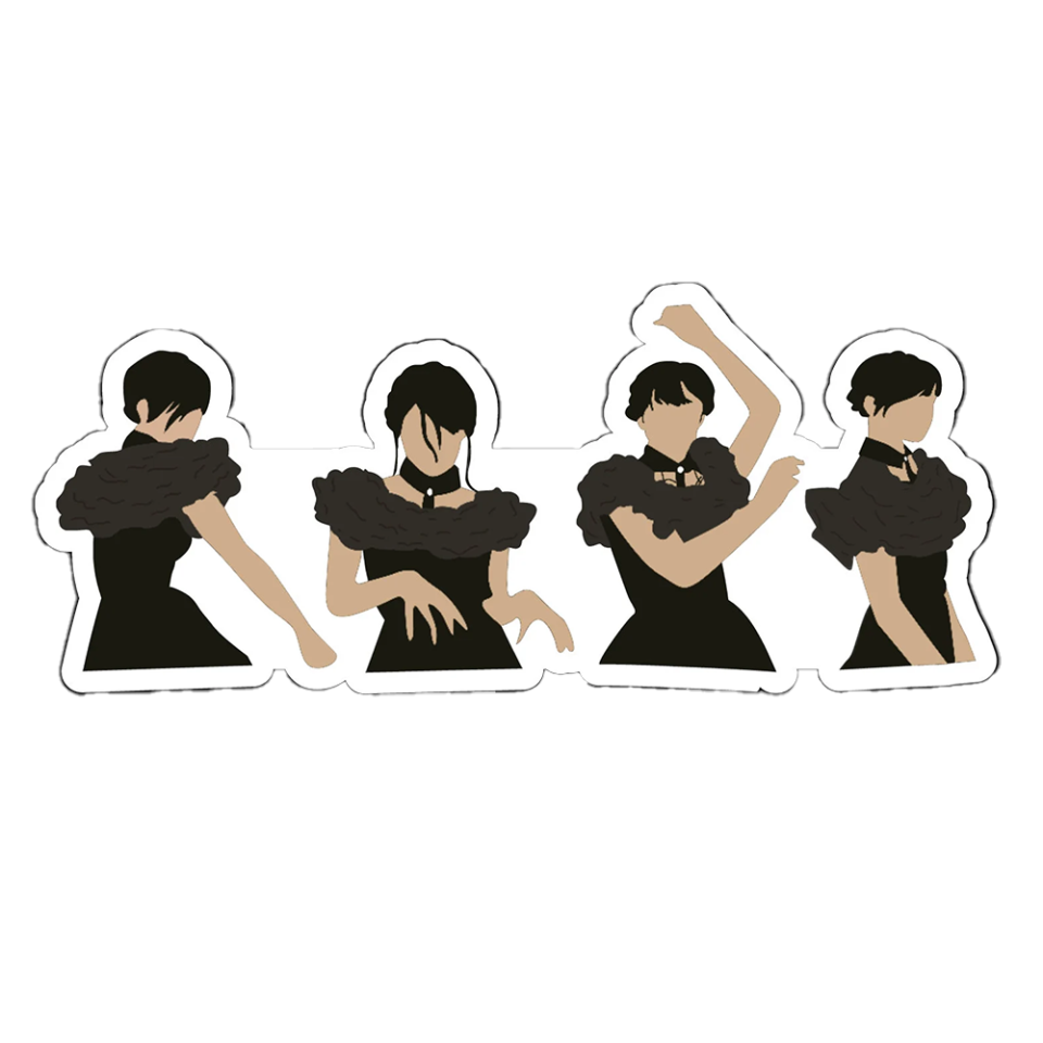 9) Wednesday Dancing Sticker