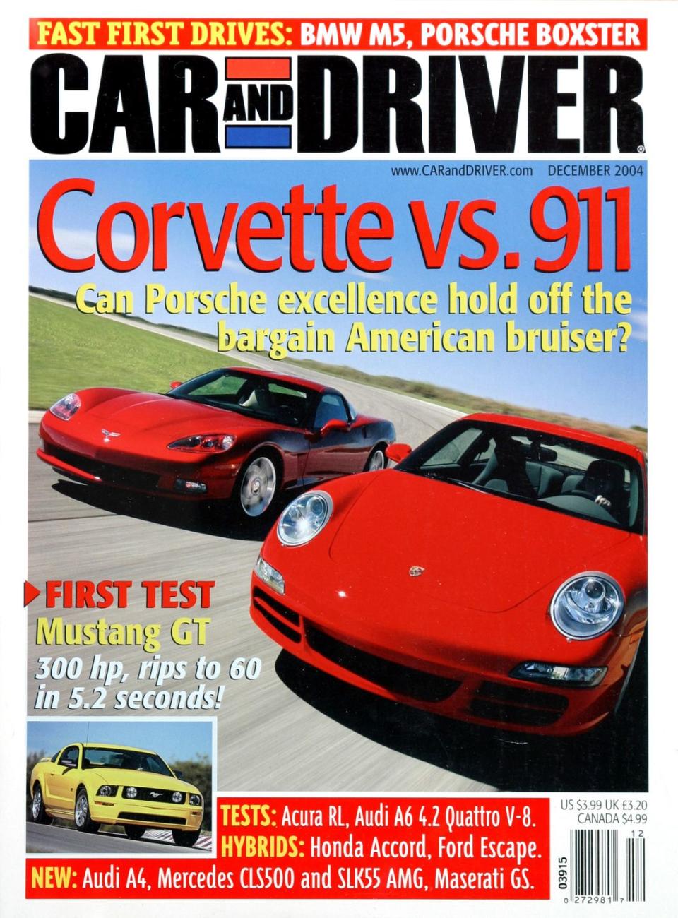 The 89 Issues of Car and Driver with a Corvette on the Cover