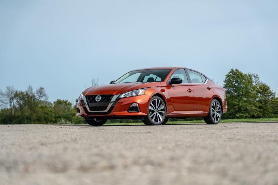 <p>The Altima sold more units than the Honda Accord in the first quarter, but a weak second quarter saw it drop further down the chart. Nissan's mid-size sedan ended up being down 34 percent compared with 2019.</p><p><a class="link " href="https://www.caranddriver.com/nissan/altima" rel="nofollow noopener" target="_blank" data-ylk="slk:All about the Altima;elm:context_link;itc:0;sec:content-canvas">All about the Altima</a></p>