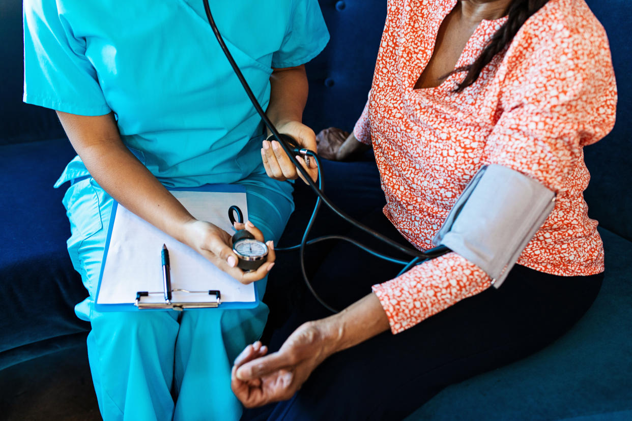 Nurse Visiting a Senior Patient